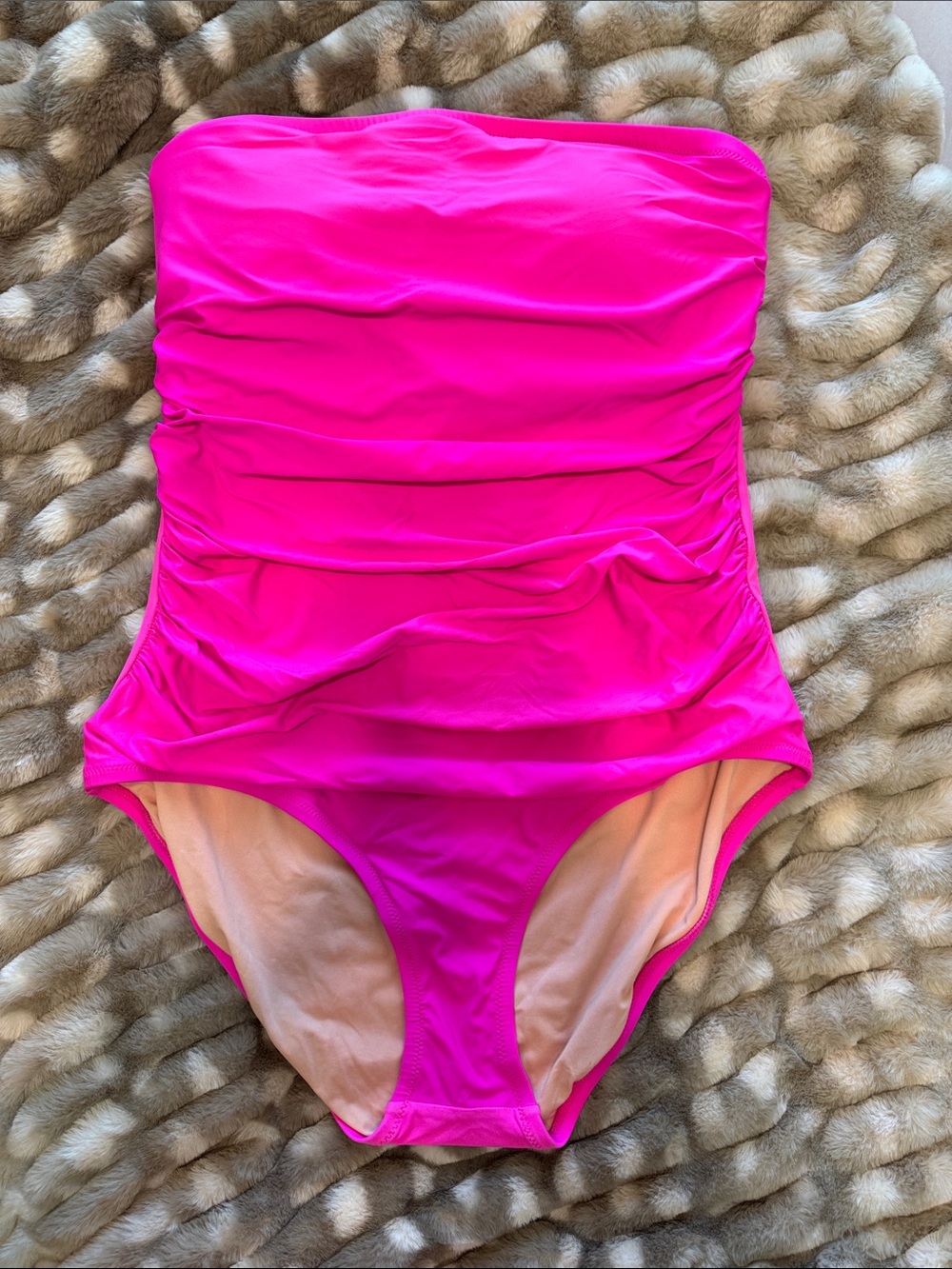 J. Crew Hot Pink One-Piece Swimsuit